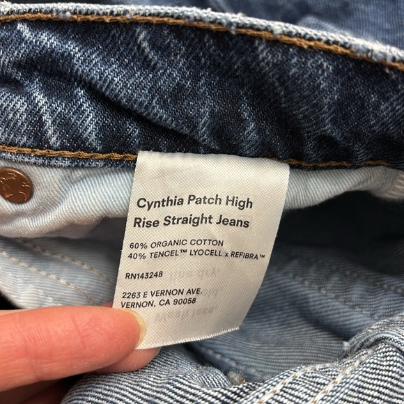 Reformation Blue Straight Leg Jeans - Picture 14 of 15